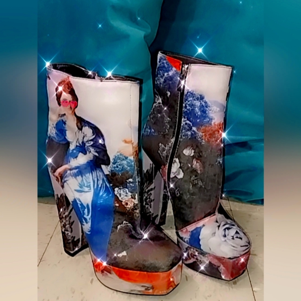 Women fashion high heel boots